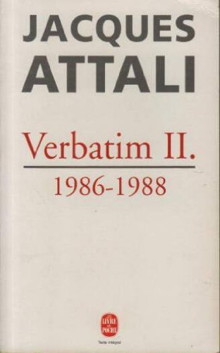 Verbatim. Vol. 2. Chronique des années 1986-1988
