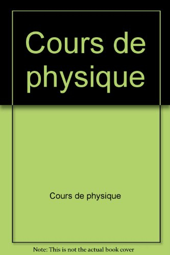 cours de physique