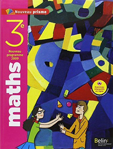 Maths 3e : nouveau programme 2009