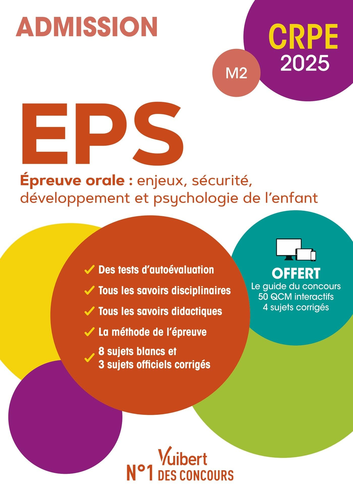 EPS, épreuve orale, enjeux, sécurité, développement et psychologie de l'enfant : admission M2 : CRPE