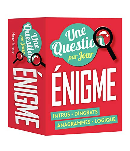 Enigme : une question par jour : intrus, dingbats, anagrammes, logique