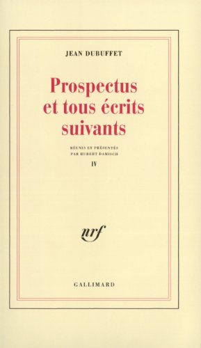 Prospectus et tous écrits suivants. Vol. 4