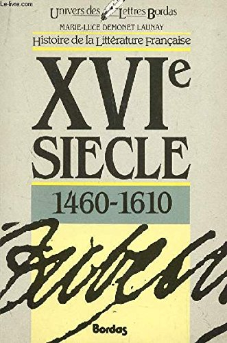 histoire de la littérature française