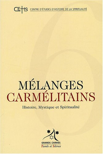 Mélanges carmélitains, n° 6
