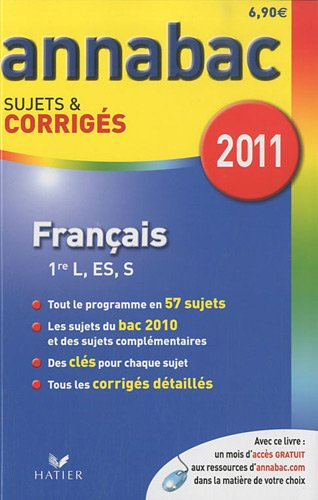 Français 1re, séries générales L, ES, S