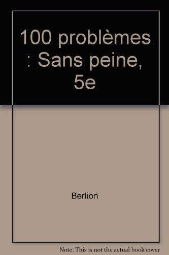 100 problèmes sans peine, 5e