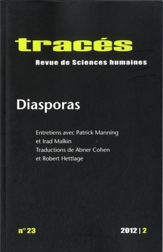 Tracés, n° 23. Diasporas