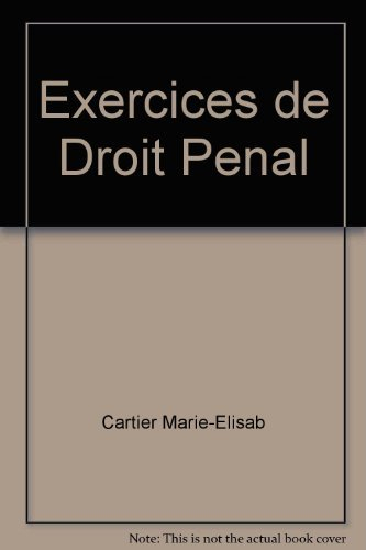 exercices de droit penal
