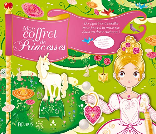 Mon coffret de princesse : des figurines à habiller pour jouer à la princesse dans un décor enchanté