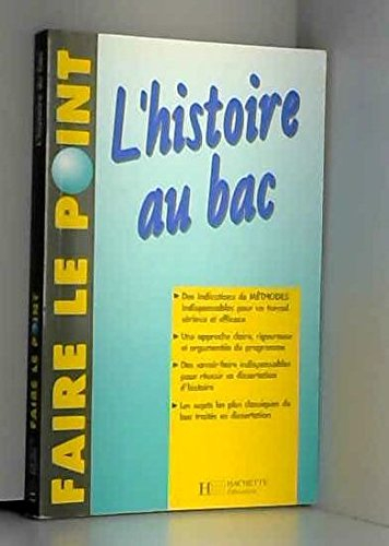 L'histoire au bac