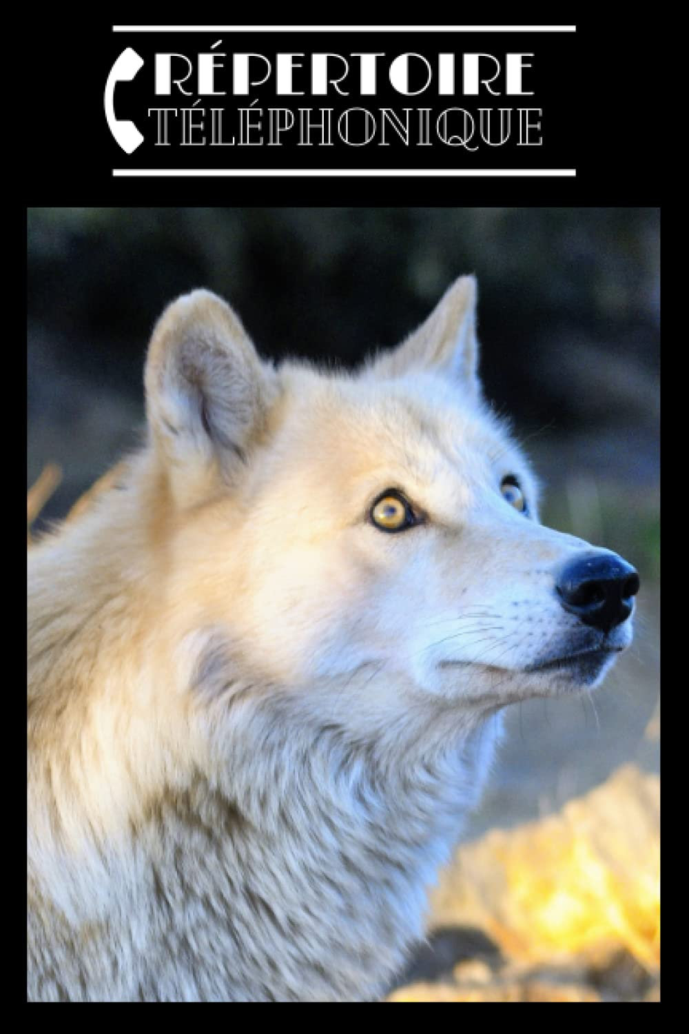 Répertoire téléphonique: alphabétique loup blanc. Carnet d?adresses & téléphones à compléter au form