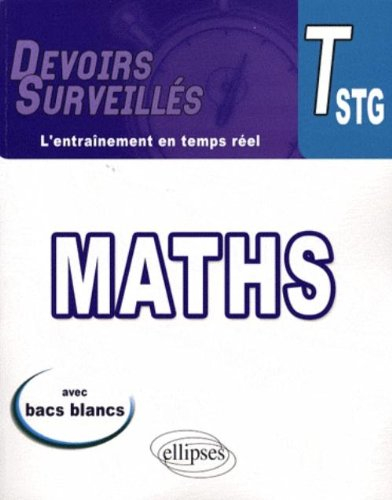 Mathématiques, terminale STG