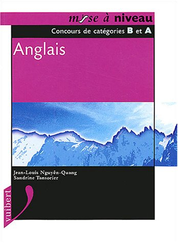 anglais : concours de catégories b et a