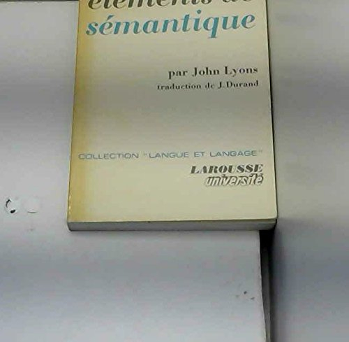 Éléments de sémantique