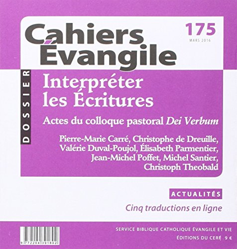 cahier evangile n 175
