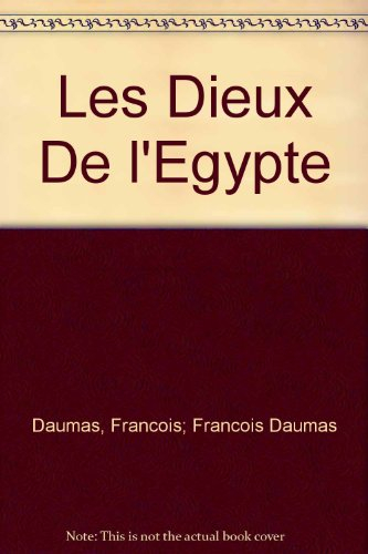 les dieux de l'egypte