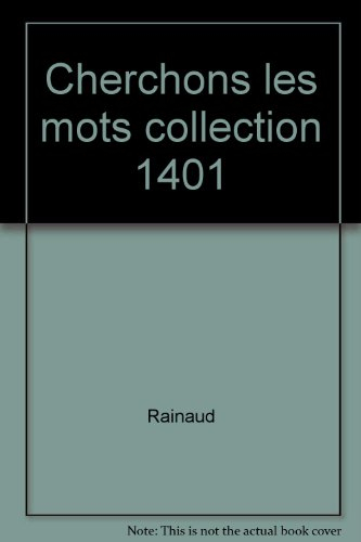 cherchons les mots collection 1401