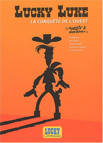 lucky-luke : coffret de cinq mini albums