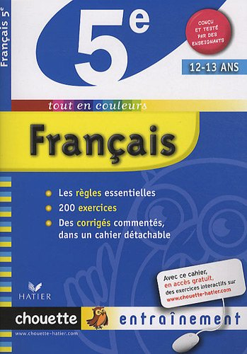 Français 5e, 12-13 ans