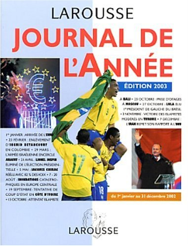 Journal de l'année 2002 : du 1er janvier au 31 décembre 2002
