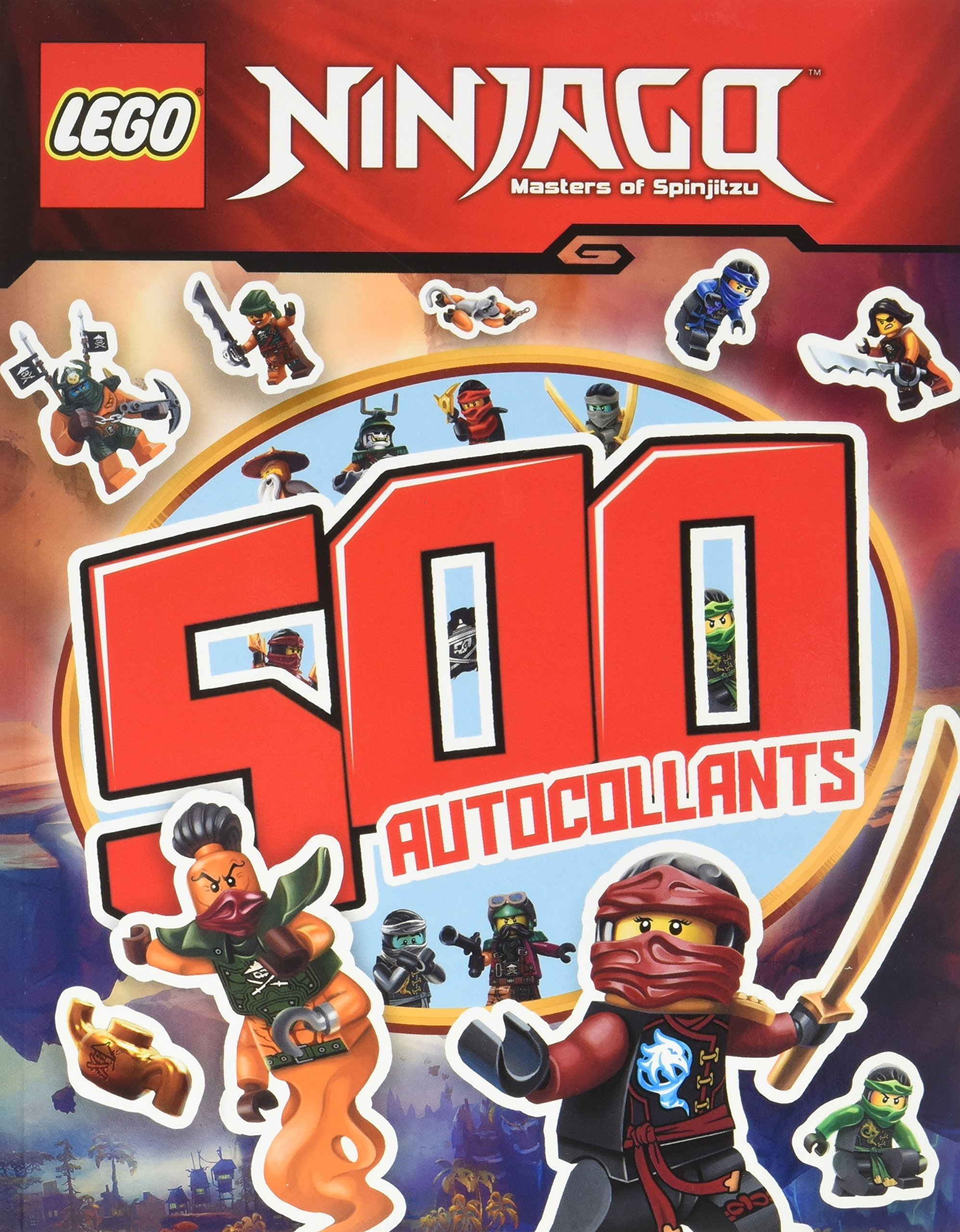 Lego Ninjago, masters of Spinjitzu : 500 autocollants