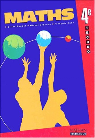 Mathématiques, 4e technologique : livre de l'élève