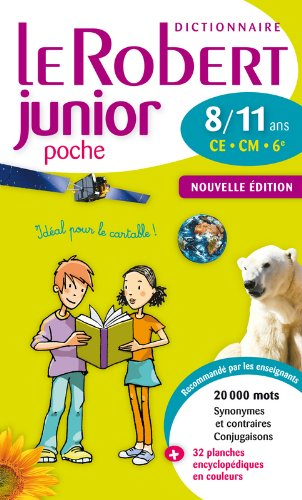 Le Robert junior poche : dictionnaire 8-11 ans, CE-CM-6e