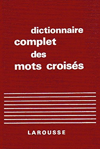 dictionnaire complet des mots croises