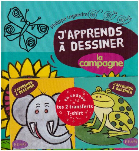 j'apprends a dessiner : la campagne , 2 transfert t-shirt