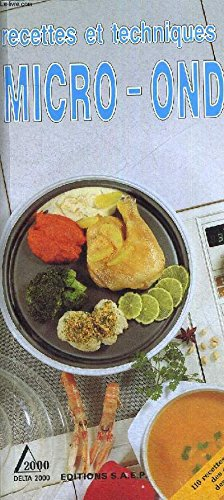 recettes et techniques pour micro-ondes