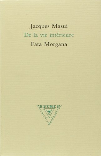 De la vie intérieure