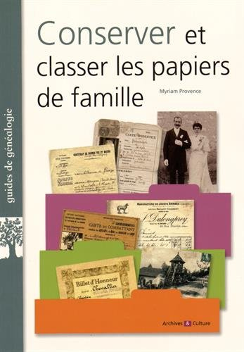 Conserver et classer les papiers de famille