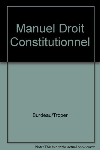 manuel droit constitutionnel