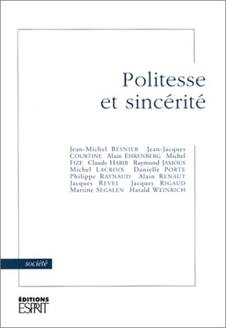 Politesse et sincérité