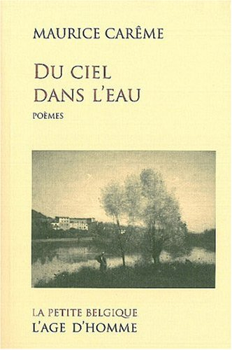 Du ciel dans l'eau : poèmes