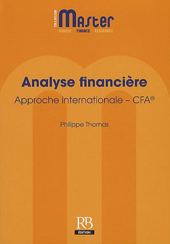 Analyse financière : approche internationale-CFA