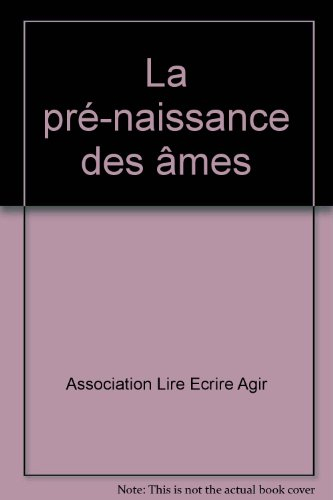 La prénaissance des âmes