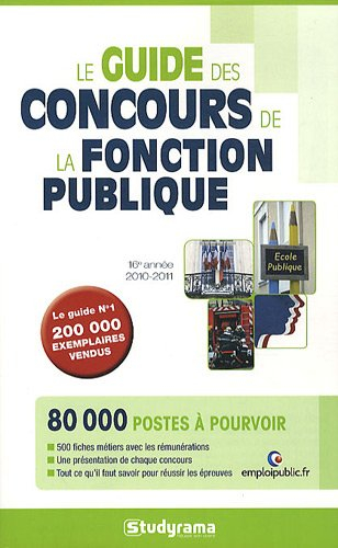 Le guide des concours de la fonction publique