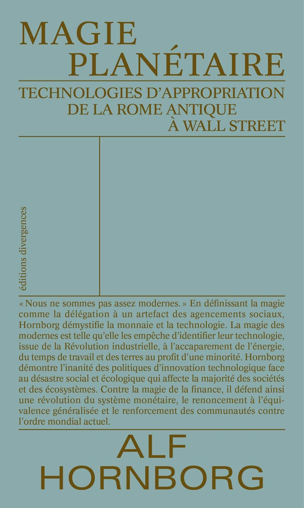 Magie planétaire : technologies d'appropriation de la Rome antique à Wall Street