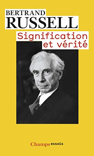 Signification et vérité