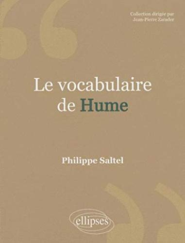 Le vocabulaire de Hume