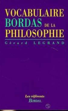 Vocabulaire Bordas de la philosophie