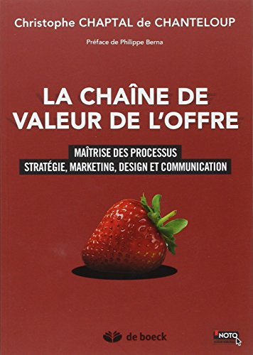 La chaîne de valeur de l'offre : maîtrise des processus stratégie, marketing, design et communicatio