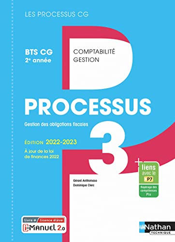 Processus 3, gestion des obligations fiscales : BTS CG 2e année comptabilité gestion : livre + licen