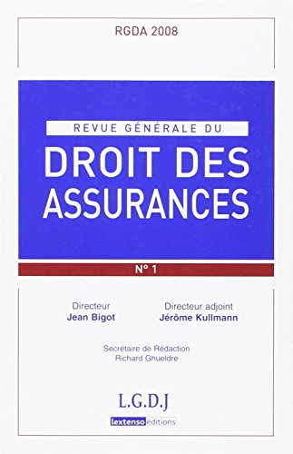 Revue générale du droit des assurances, n° 1 (2008)