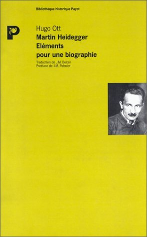 Martin Heidegger : éléments pour une biographie