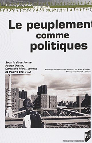 Le peuplement comme politiques