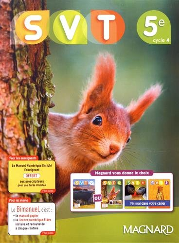 SVT, sciences et vie de la terre, 5e, cycle 4 : bimanuel