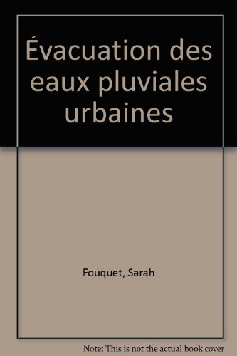 Evacuation des eaux pluviales urbaines