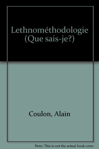 l'ethnométhodologie